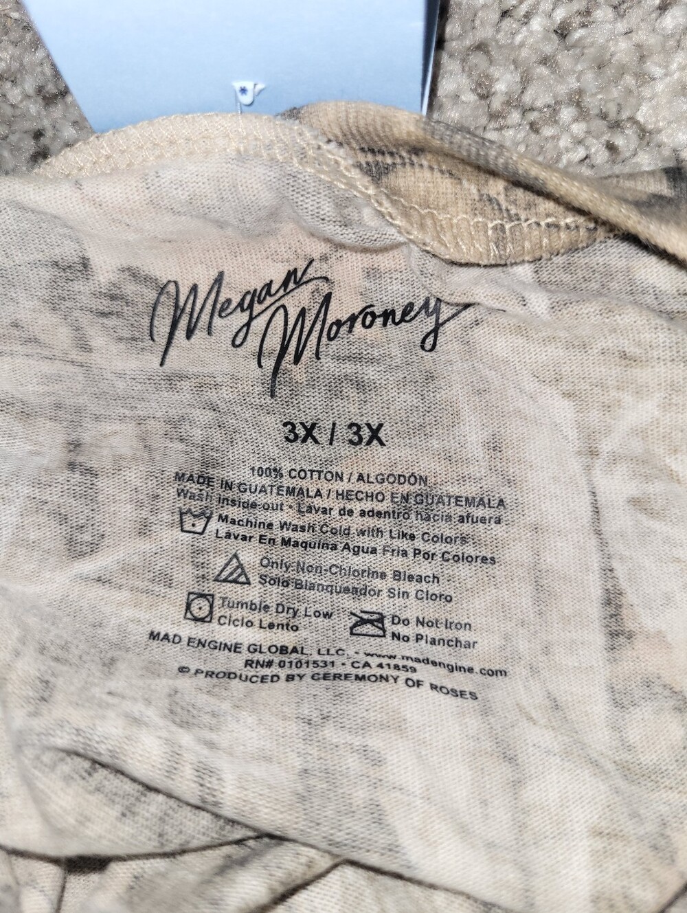 Megan Moroney Womens 3X Am I Okay Cano Country Concert Tour Tshirt Emo Cowgirl - Picture 7 of 7